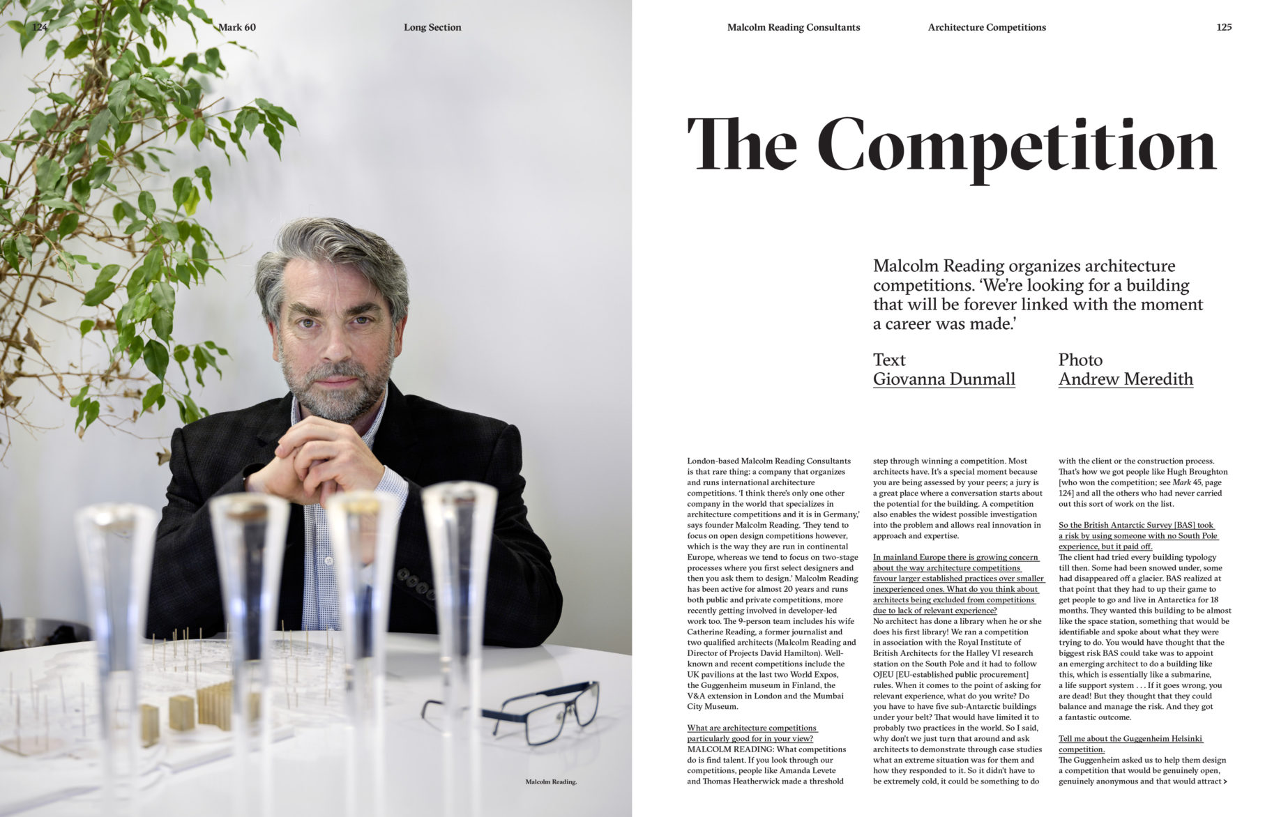 Malcolm Reading interviewed in current issue of Mark magazine | Malcolm ...