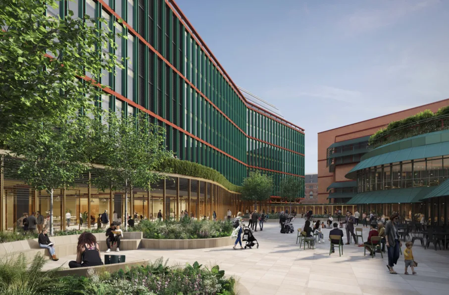 Visualisation of the courtyard